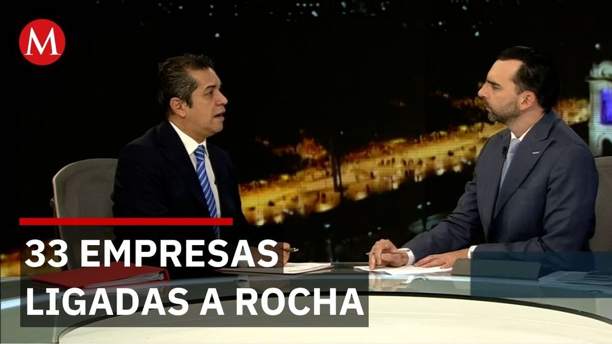 Víctor Hugo Arteaga señala en Milenio Televisión presunto lavado ligado a Rocha Moya