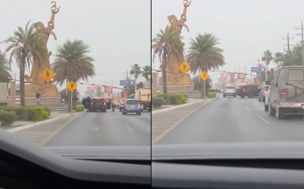 Video muestra cuando hombres armados descienden de una camioneta negra para terminar con la vida de Manuel "N". | Redes
