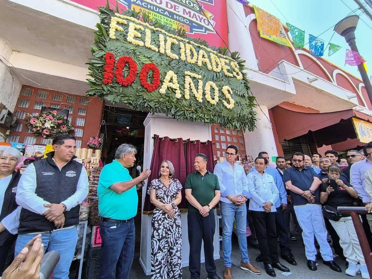 Celebran 100 años del Mercado 1 de mayo. (Especial)