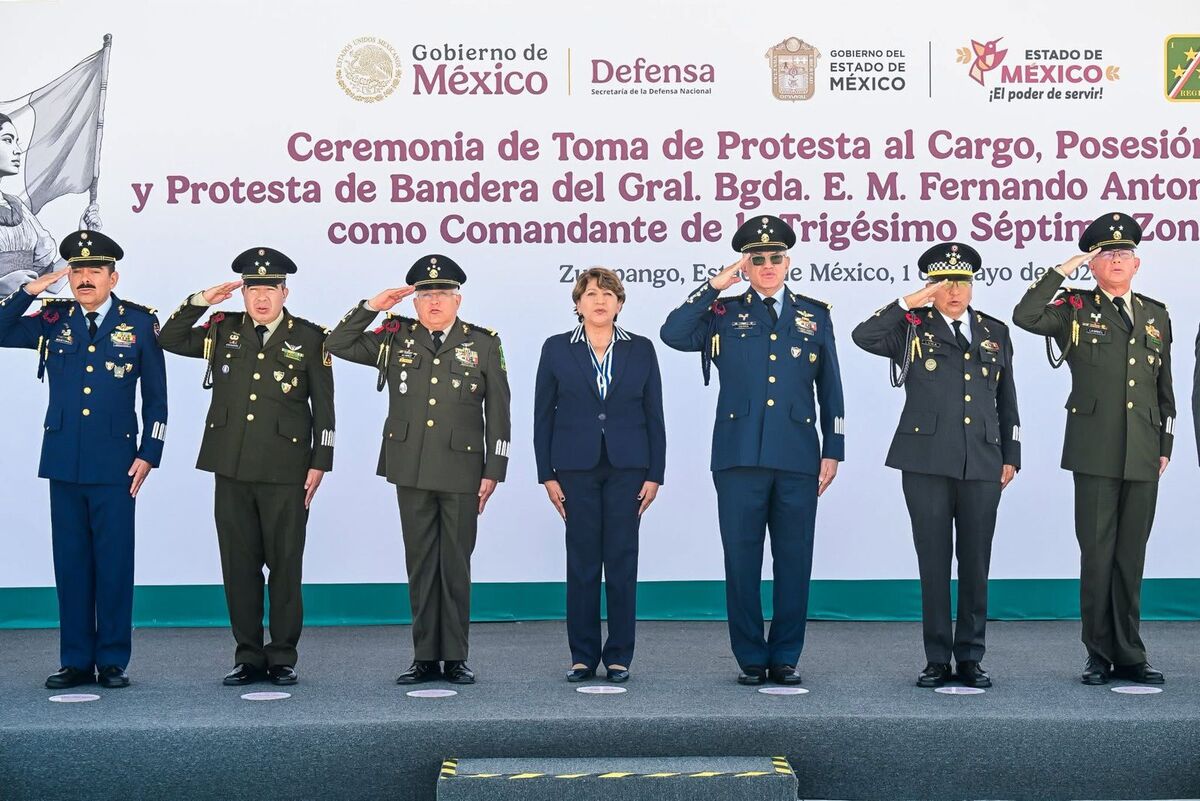 Delfina Gómez Álvarez encabezó la ceremonia. | Foto: Especial