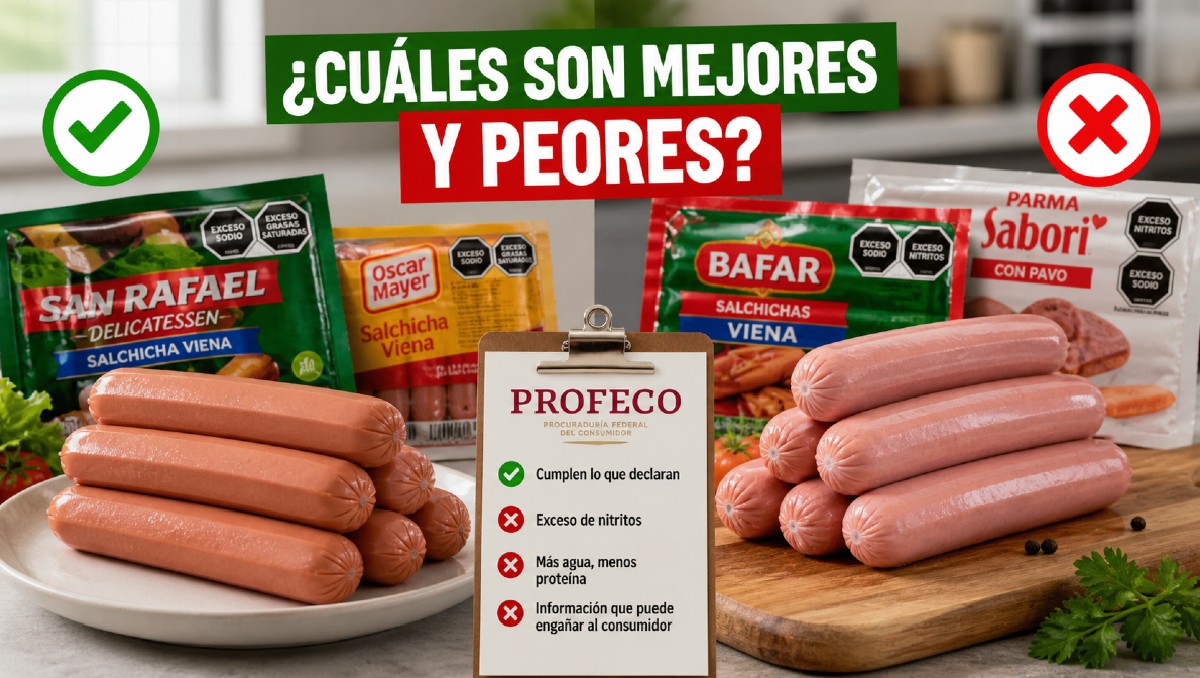 Marcas de salchichas tipo fueron evaluadas por Profeco | ESPECIAL