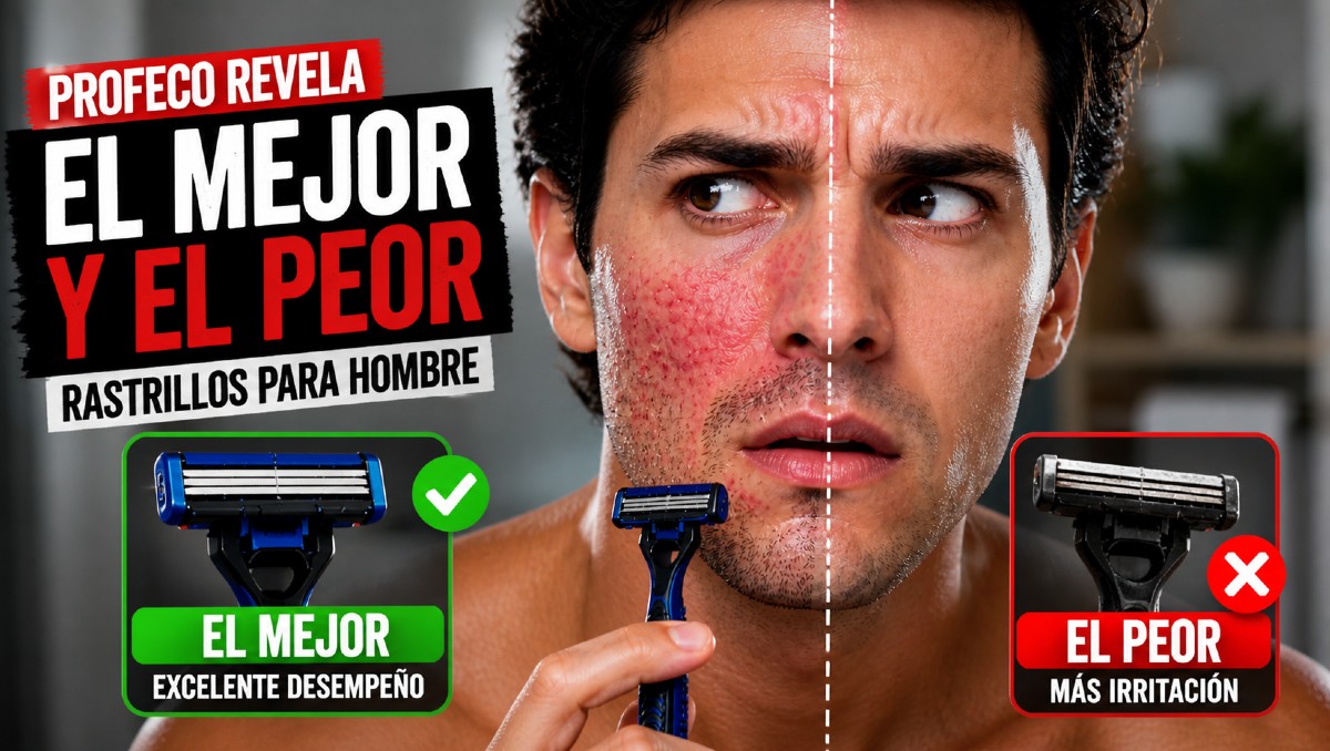 ¿Te rasuras con el peor? Profeco revela mejores y peores rastrillos | ESPECIAL