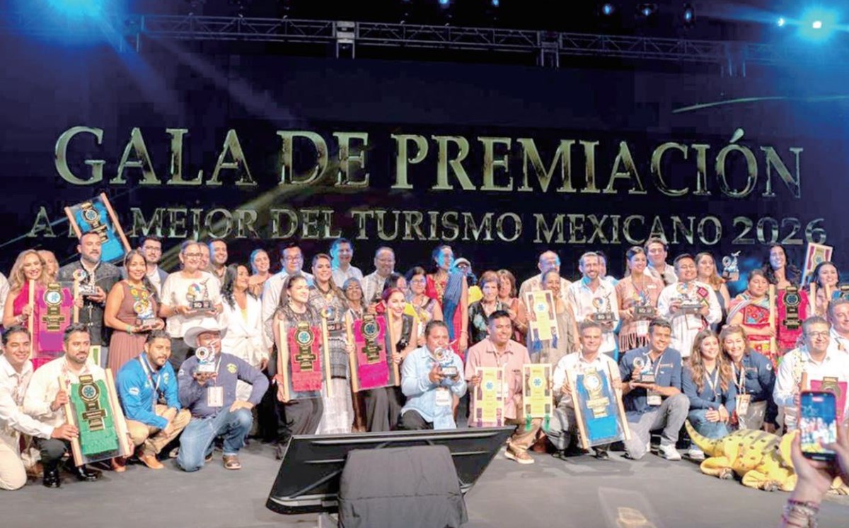 El reconocimiento se entregó en el marco del Tianguis Turístico realizado en Acapulco. | ESPECIAL