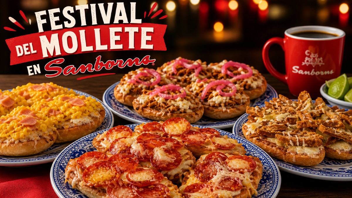 Sanborns anuncia el Festival de Molletes y Molletzzas 2026: del 1 de mayo al 30 de junio con 10 versiones