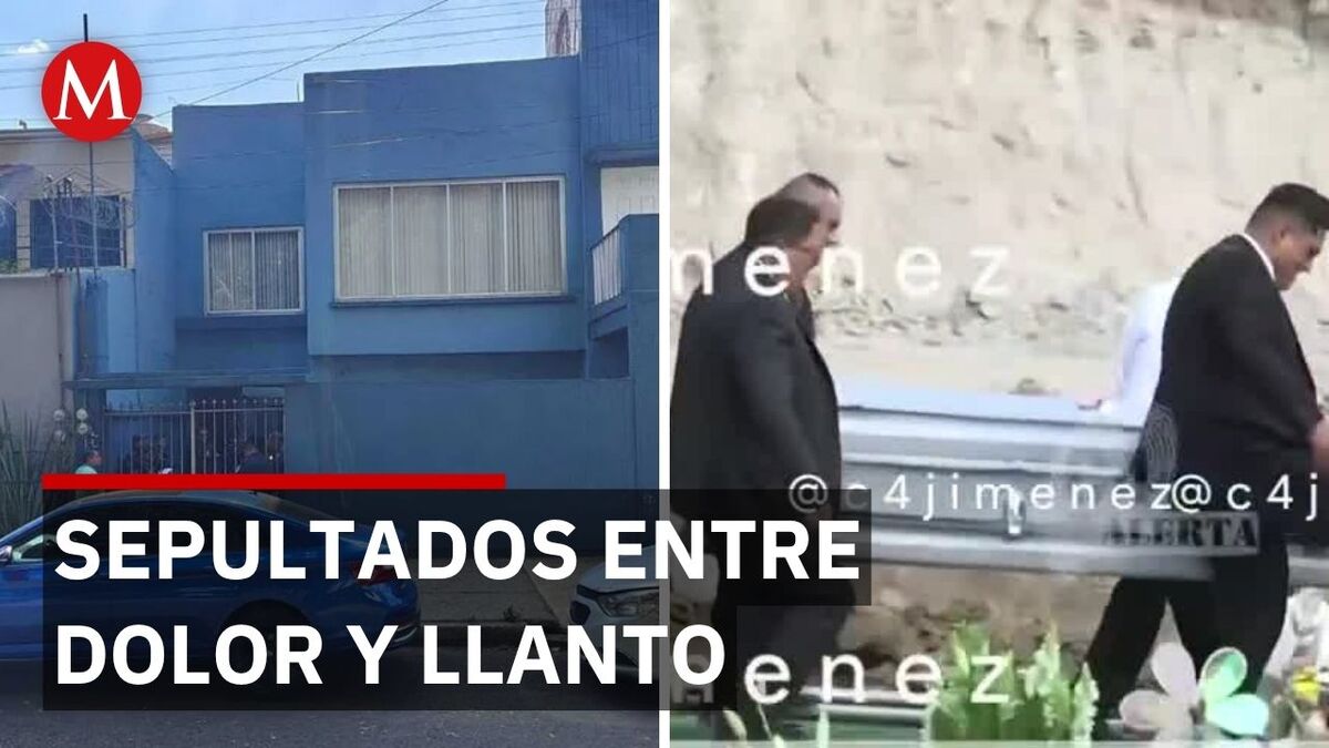 Sepultan a familia asesinada en Azcapotzalco; exigen justicia
