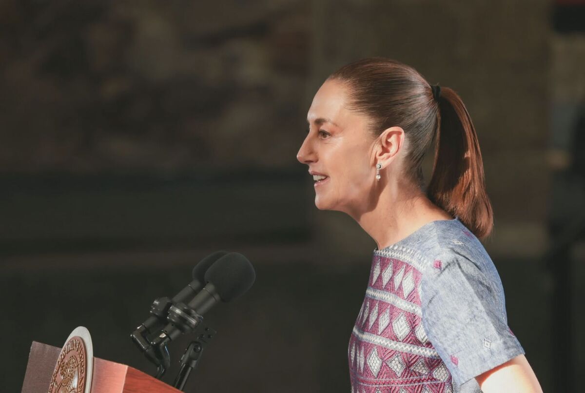 Sheinbaum encabezó la conferencia mañanera en conmemoración al Día del Trabajo. | Presidencia / Cuartoscuro