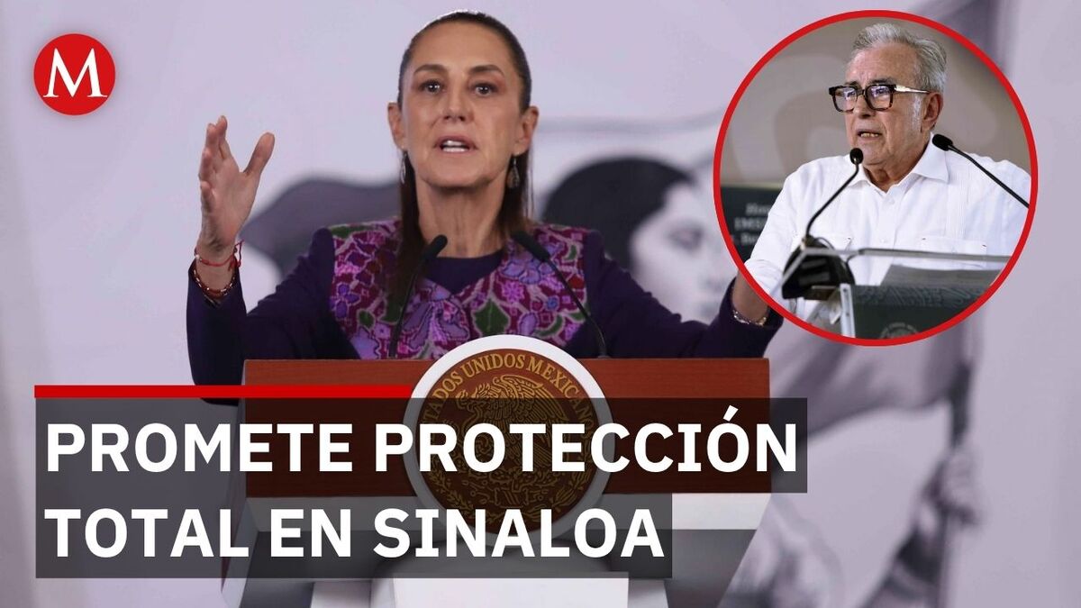 Sheinbaum garantiza seguridad en Sinaloa tras polémica de Rubén Rocha
