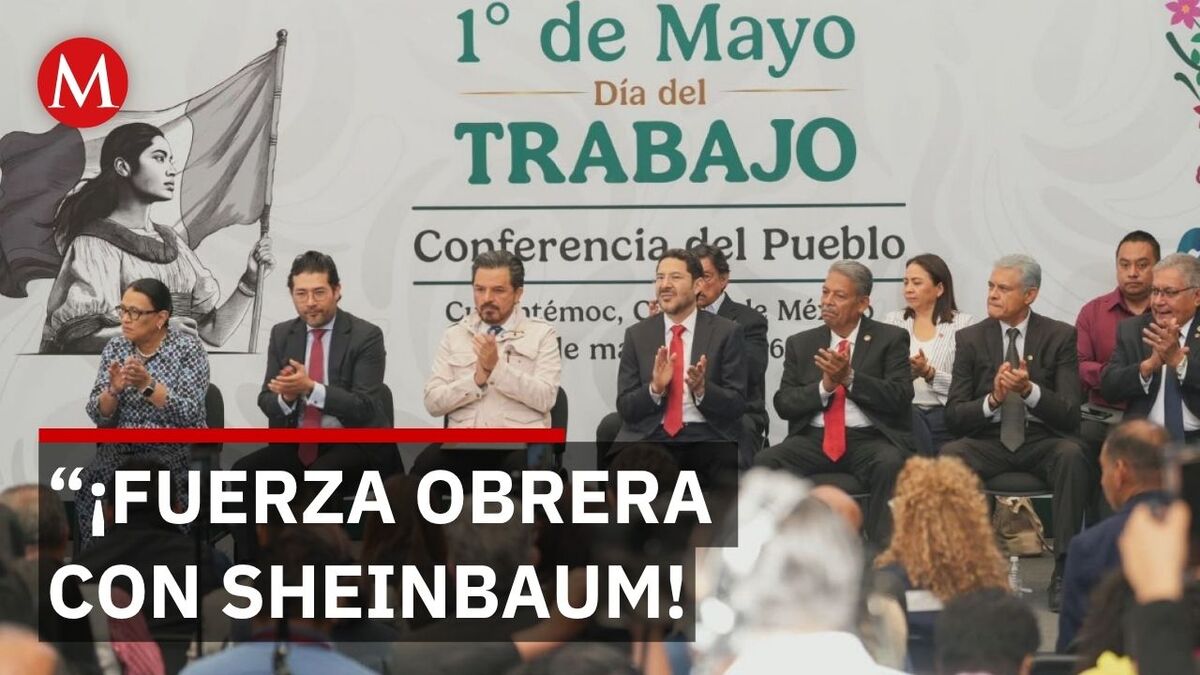 Sindicatos de trabajadores respaldan a Sheinbaum en la defensa de la soberanía nacional