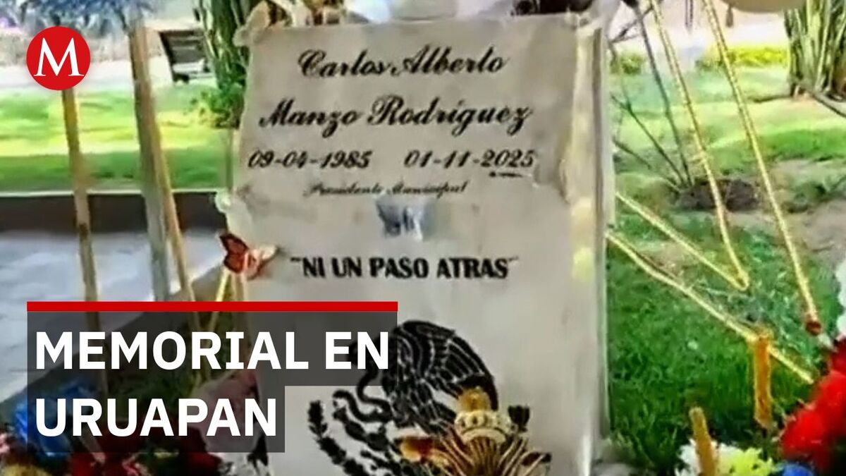 Uruapan rinde homenaje al exalcalde a seis meses de su asesinato en pleno centro
