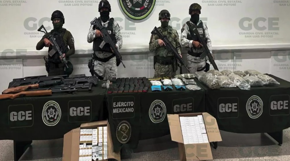 Lo asegurado fue puesto a disposición de las autoridades. (Foto: especial)