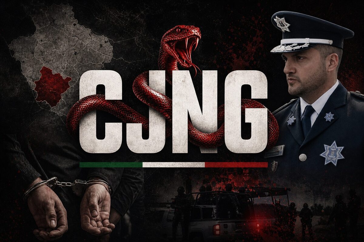 CJNG distribuye a sicarios jóvenes en estados donde no residen para que no los identifiquen (Diseño: Rafael Mejía creado con IA).