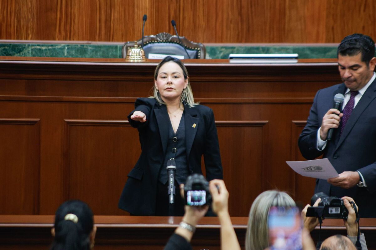 El Congreso del Estado de Sinaloa nombro a Yeraldine Bonilla como gobernadora interina. | Foto: Cuartoscuro