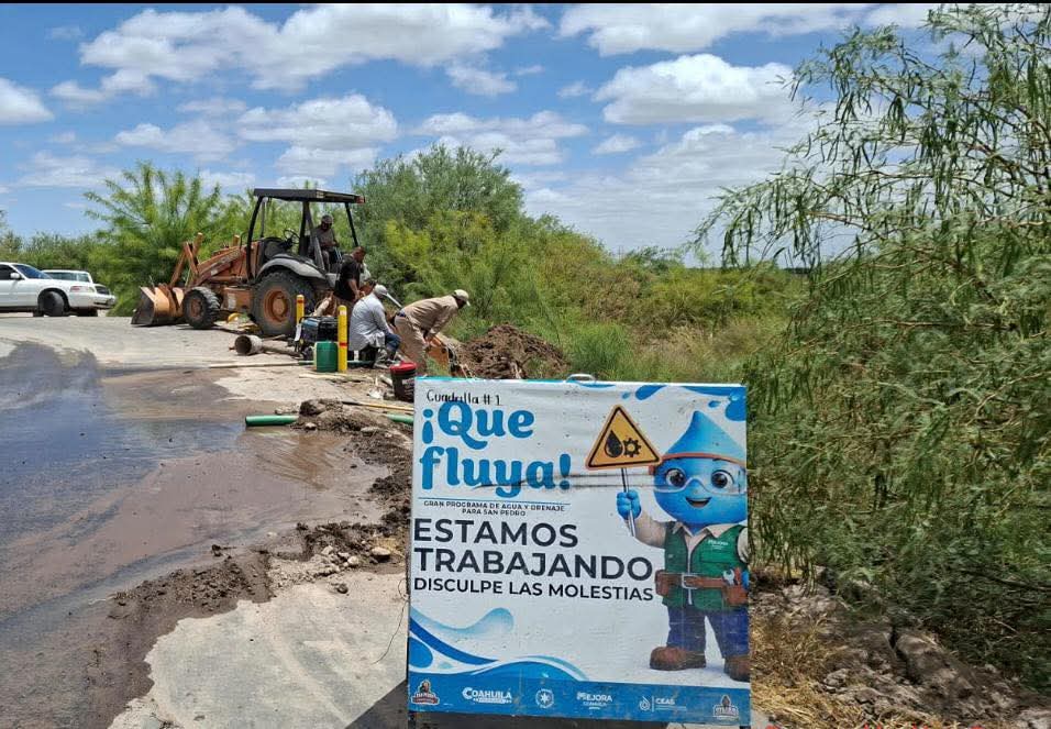 Fuga en acueducto disminuye el suministro de agua en San Pedro. | Damián Ramírez