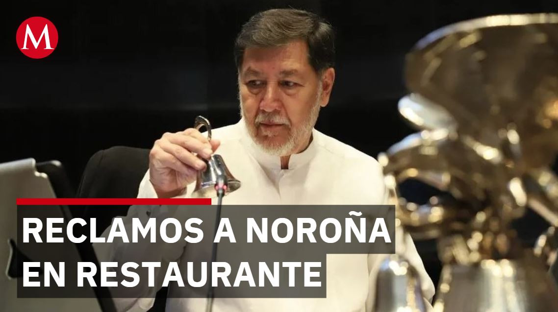 Gerardo Fernández Noroña es increpado en restaurante de CdMx