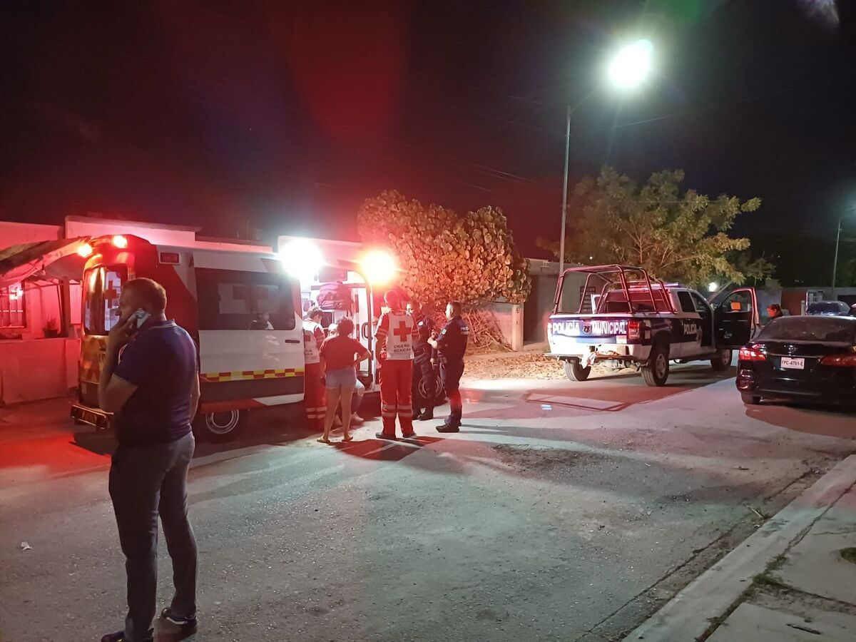 El lesionado, identificado como Joel Alejandro de 39 años, presentó una herida contuso-cortante en el cráneo. | Especial