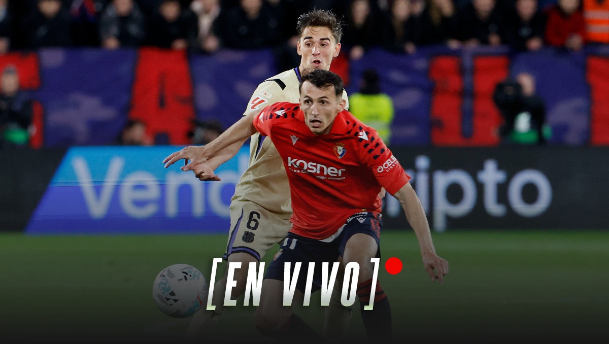 Osasuna vs Barcelona EN VIVO partido de LaLiga de España 2026 (Reuters)