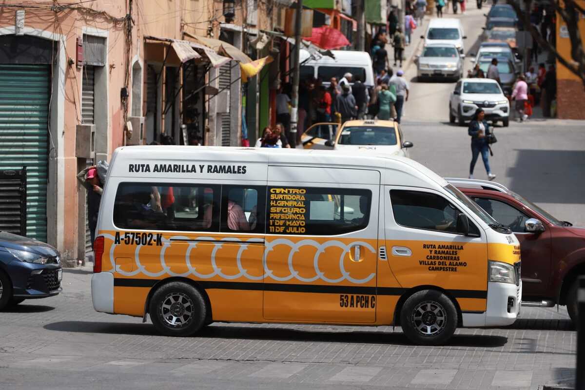 Transporte público colectivo en Hidalgo tiene nueva tarifa. (Jorge Sánchez)