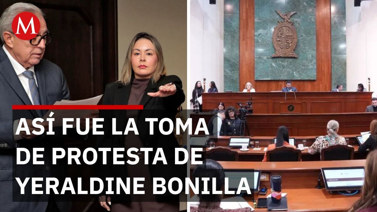 Yeraldine Bonilla toma protesta como gobernadora de Sinaloa
