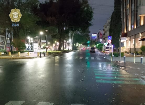Alerta Naranja en la demarcación Cuajimalpa, debido a la persistencia de lluvias fuertes y la alta probabilidad de caída de granizo.