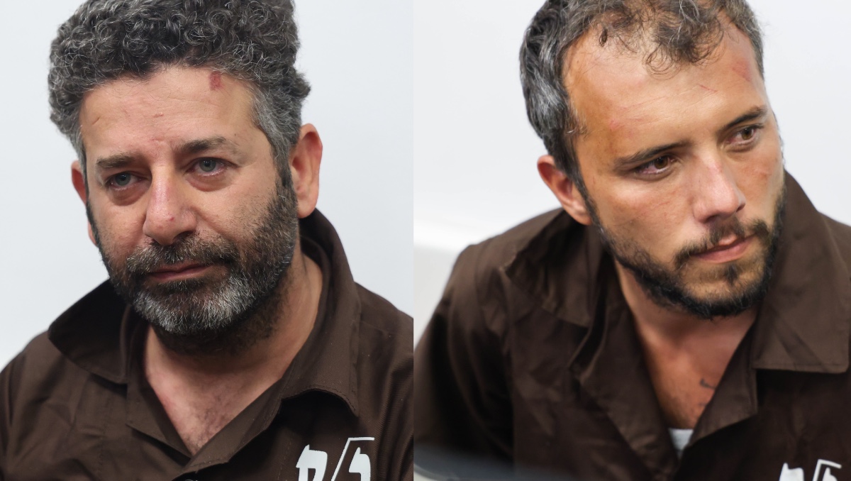 Integrantes de la flotilla Saif Abukeshek y Thiago Ávila. | EFE
