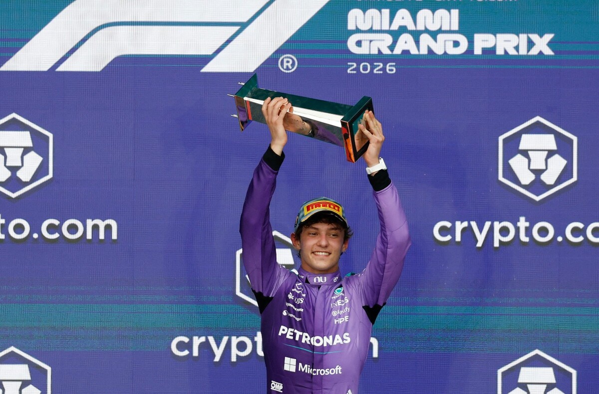 Kimi Antonelli responde a la expectativa en la Fórmula 1 (Reuters)
