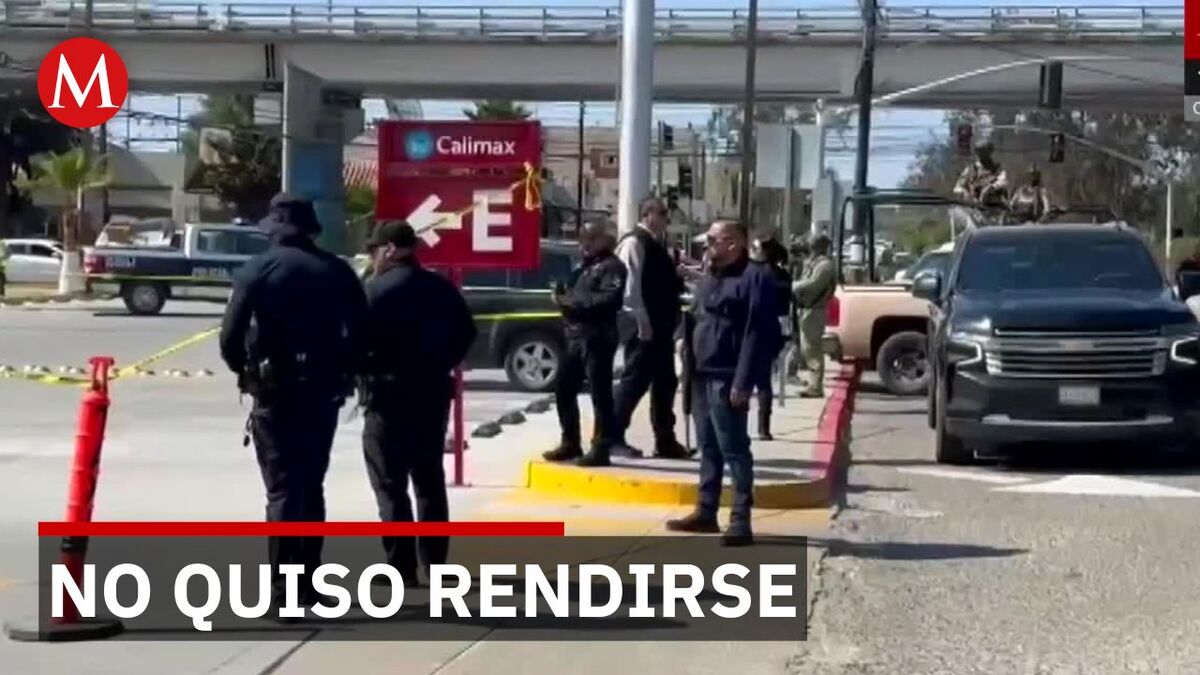 Policía abate a reo prófugo en Tijuana tras enfrentamiento