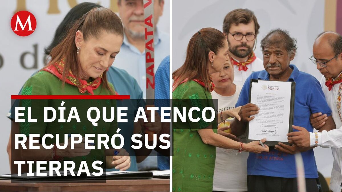 Sheinbaum salda deuda histórica: Atenco recupera sus tierras tras décadas de lucha