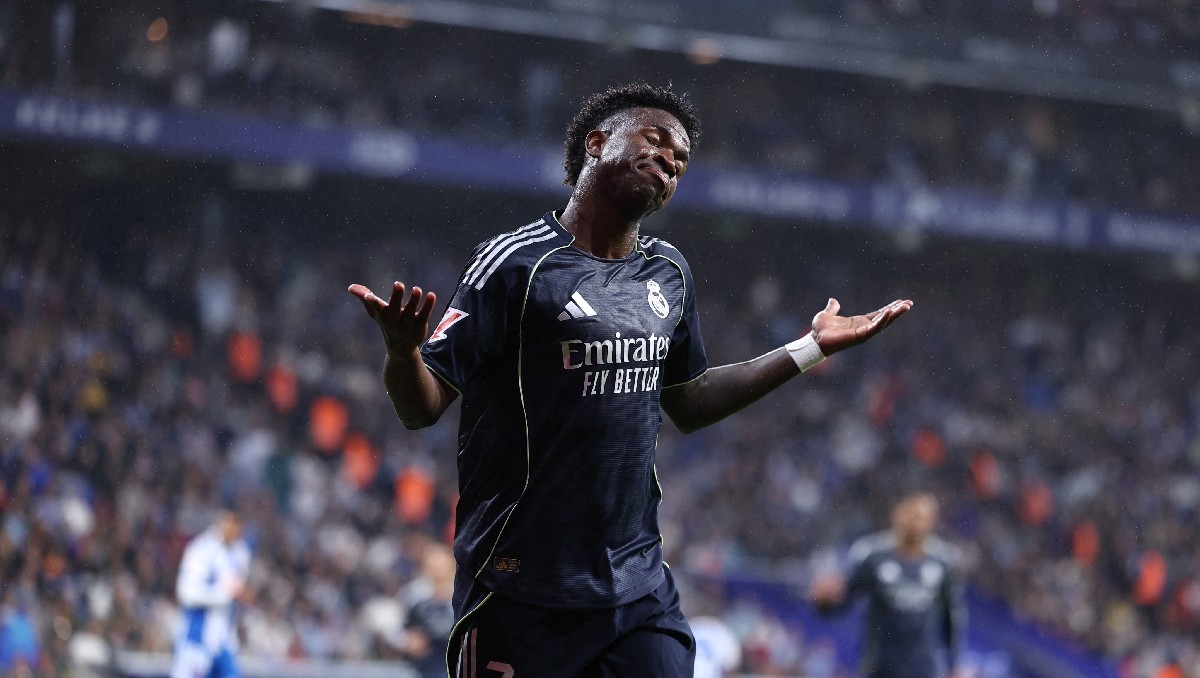 Vinicius anota doblete en victoria del Real Madrid sobre el Espanyol en LaLiga (AFP)