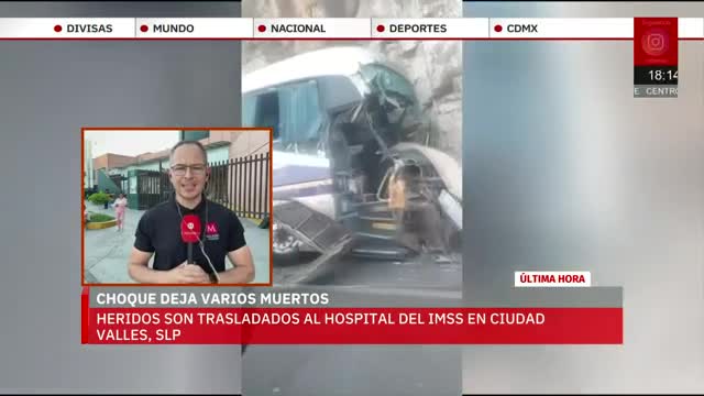 Choque múltiple deja 2 muertos y varios heridos San Luis Potosí | Milenio Noticias, 4 de mayo 2026