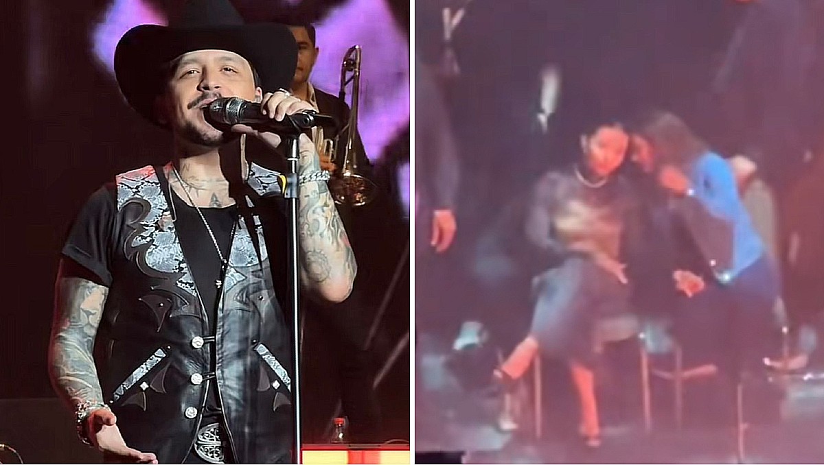 Christian Nodal y Ángela Aguilar reaparece en concierto en Chile |IG