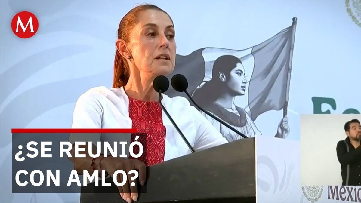 Claudia Sheinbaum en Palenque, Chiapas, genera especulación sobre reunión con López Obrador