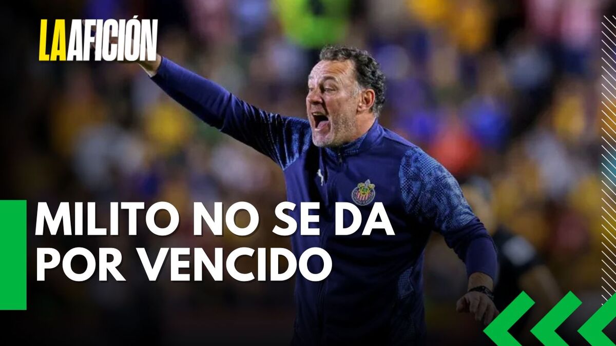 "Tengo fe": Gabriel Milito no ve pérdida la serie tras derrota ante Tigres