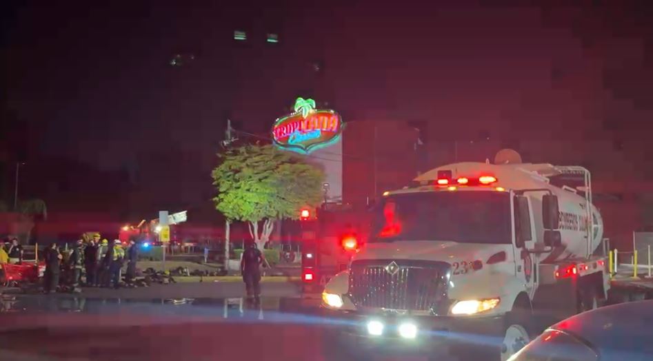 Dos hombres presentaron síntomas de intoxicación por humo. (Foto: Captura de pantalla)