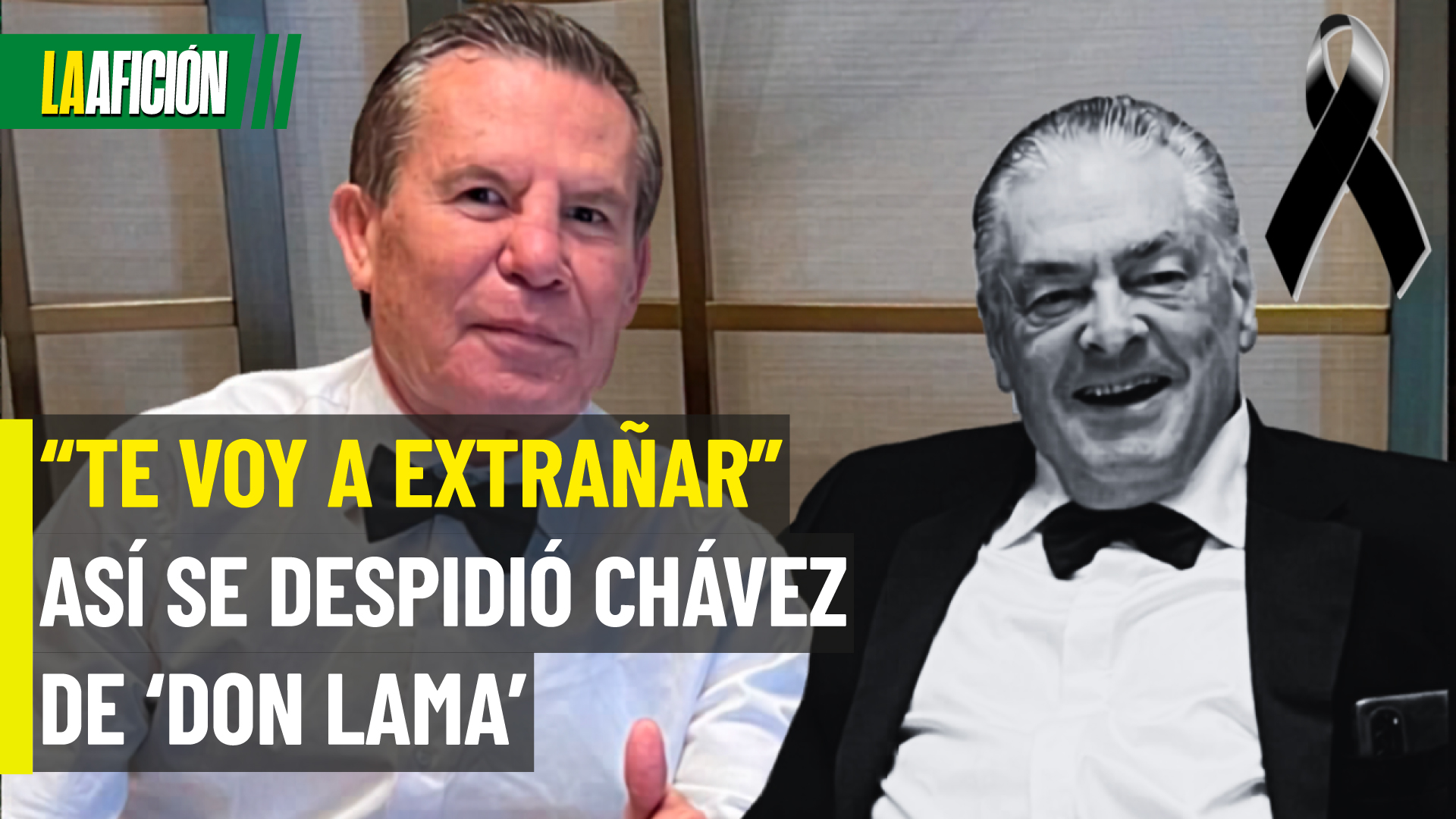 Julio César Chávez despide a Eduardo Lamazón con emotivo mensaje