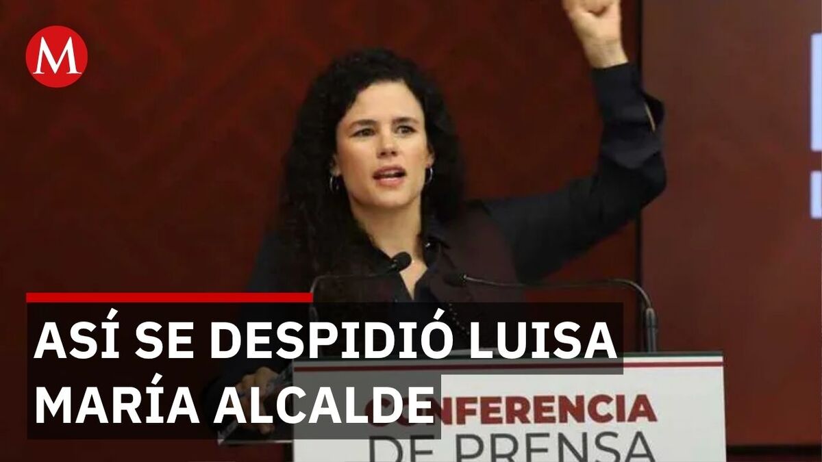Luisa María Alcalde dice adiós a la dirigencia nacional de Morena