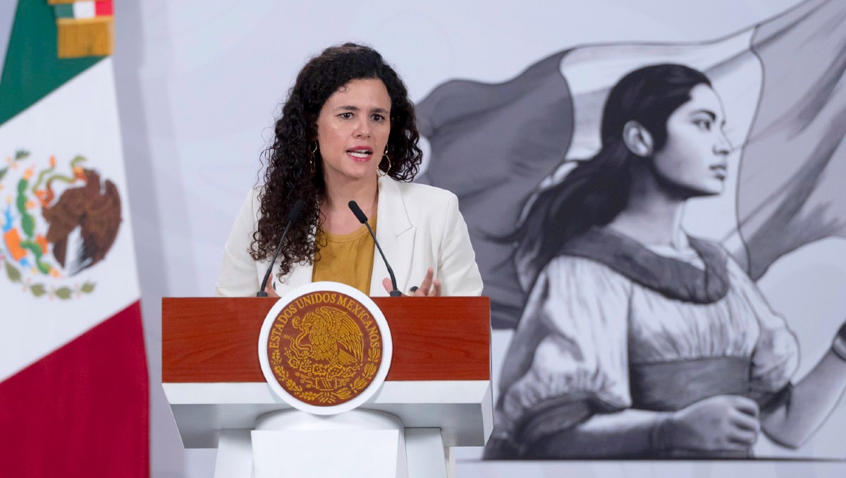 Luisa María Alcalde, consejera jurídica de la Presidencia, habló sobre las acusaciones de EU contra políticos mexicanos. | Foto: Presidencia