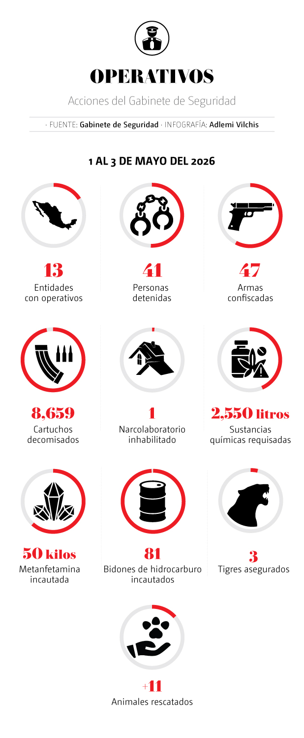 Acciones del operativo seguridad