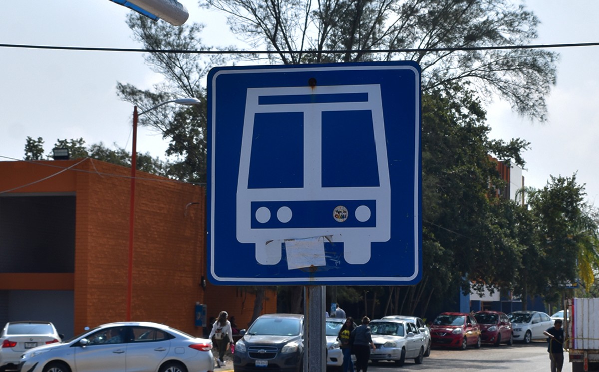 Parada de autobús de la UAT. | Cortesía