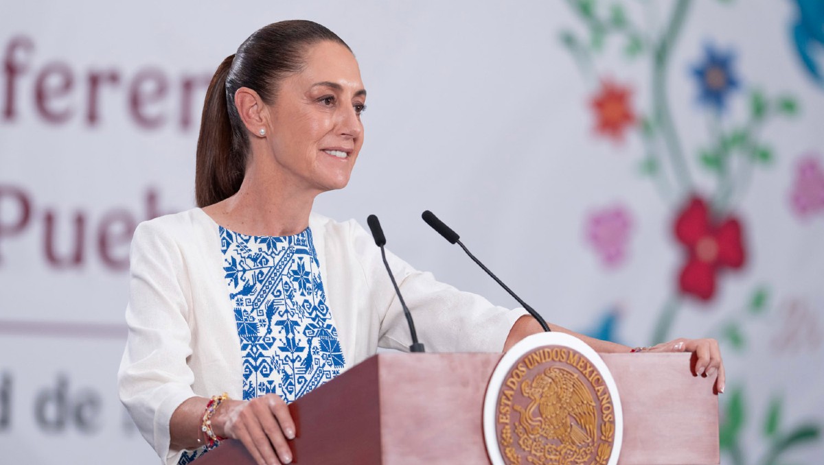 La presidenta Claudia Sheinbaum negó haberse reunido con AMLO en Chiapas. | Foto: Presidencia