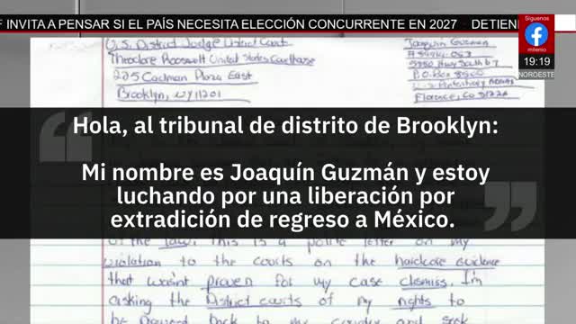 Rechazan la solicitud de 'El Chapo' para ser juzgado en México | Elisa Alanís, 4 de mayo de 2026