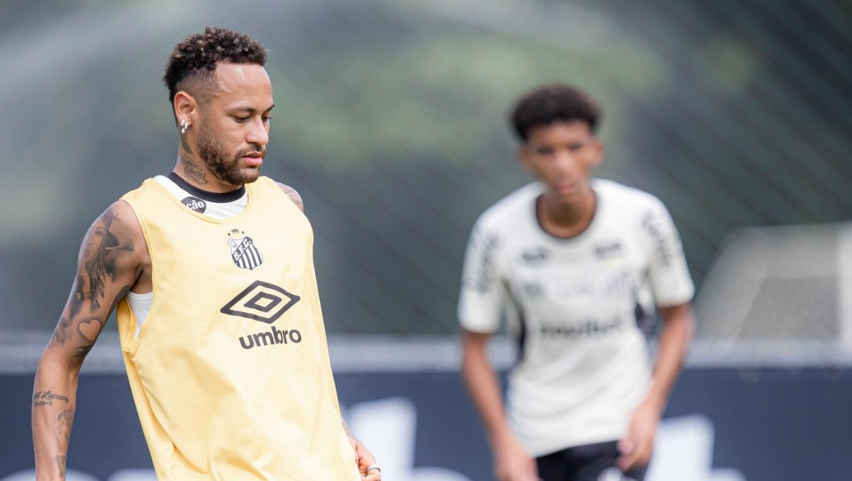 Santos abre investigación por altercado entre Neymar y Robinho Jr. (FB: @santosfc)