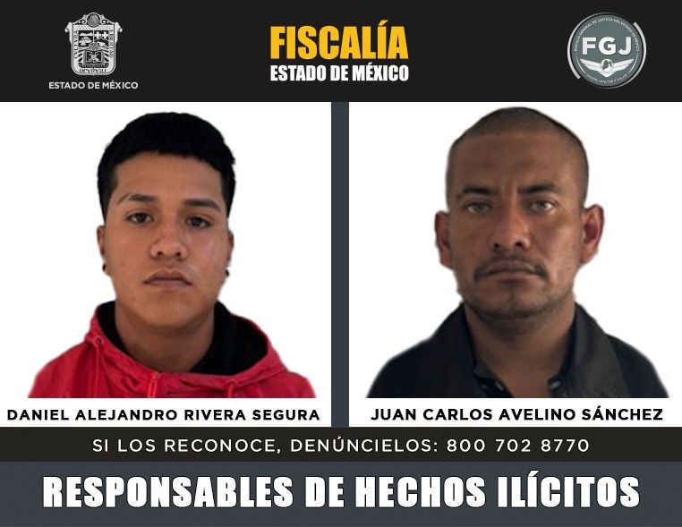 Los sentenciados fueron identificados como Daniel Alejandro Rivera Segura y Juan Carlos Avelino Sánchez. | Especial