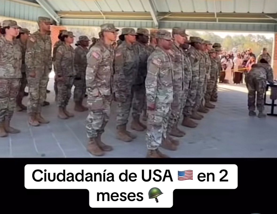 El video asegura que aquellos que se den de alta en el ejército pueden naturalizarse en un periodo de 10 semanas. | Especial