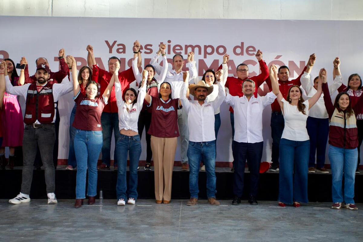Ariadna Montiel encabeza arranque de Morena en Coahuila: “vamos a terminar con el Moreirato”. | Foto: Especial