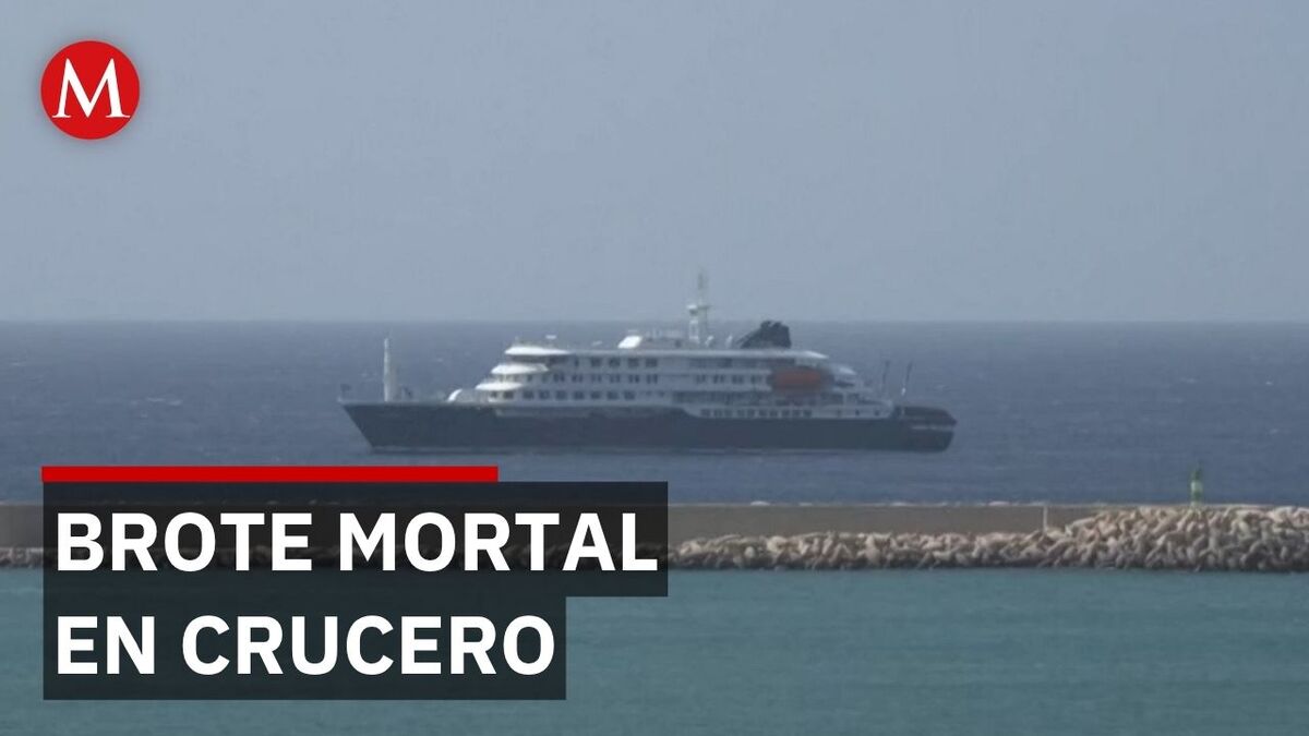 Brote de hantavirus en crucero deja muertos y mantiene embarcación retenida en Cabo Verde