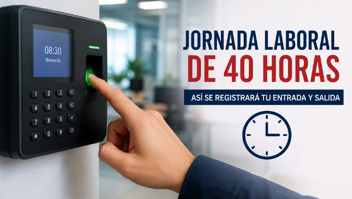 Cómo se checará entrada y salida con la jornada de 40 horas | IA DISCOVER