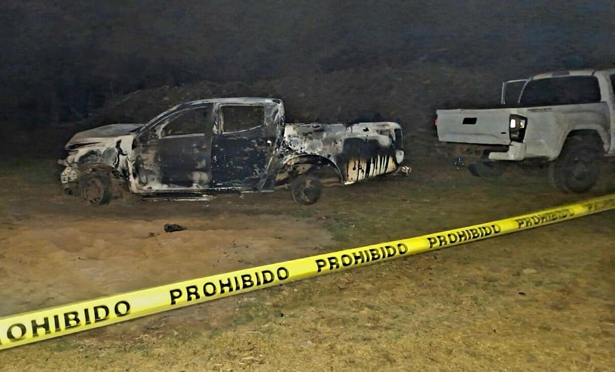 Cinco cuerpos calcinados y con impactos de bala fueron localizados en Pátzcuaro. | Especial