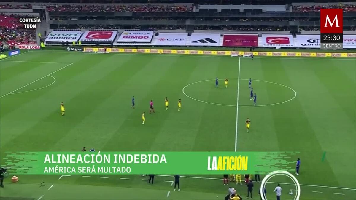 Descartan alineación indebida de América; dan multa | Milenio Noticias La Afición, 4 de mayo de 2026