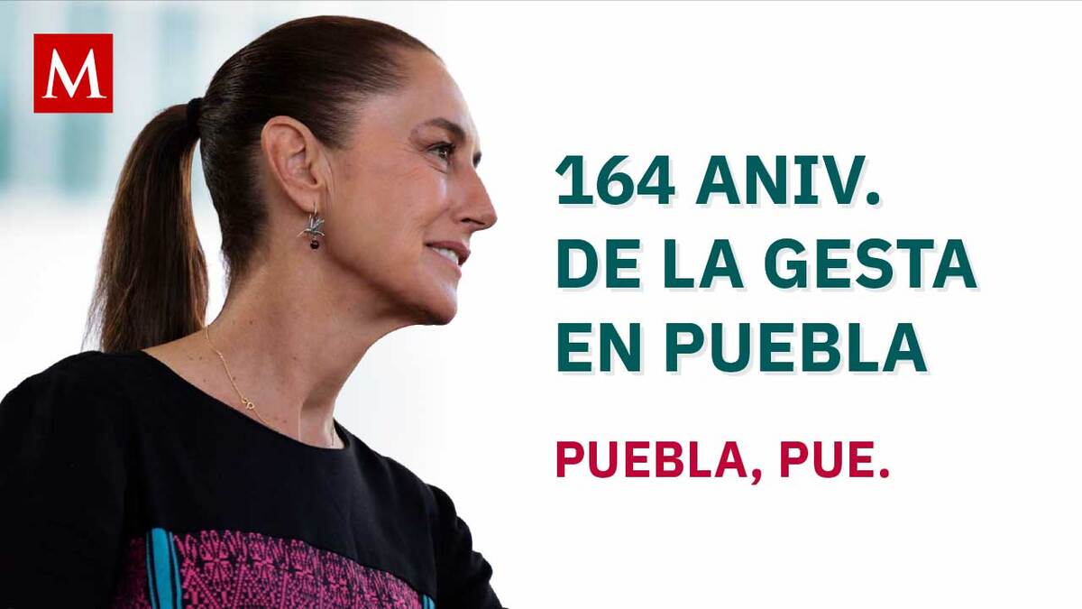 Desde Puebla, Sheinbaum honra la memoria de los héroes de 1862