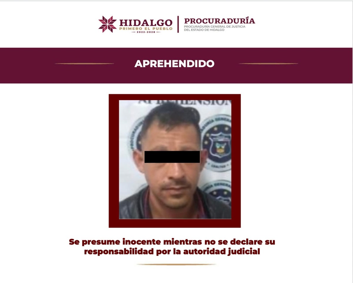 Detienen al segundo autor de multihomicidio de cuatro personas en Pachuca